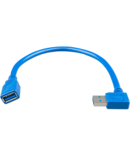 Cablu prelungitor USB 0,3m cu un capăt în unghi drept Victron Energy