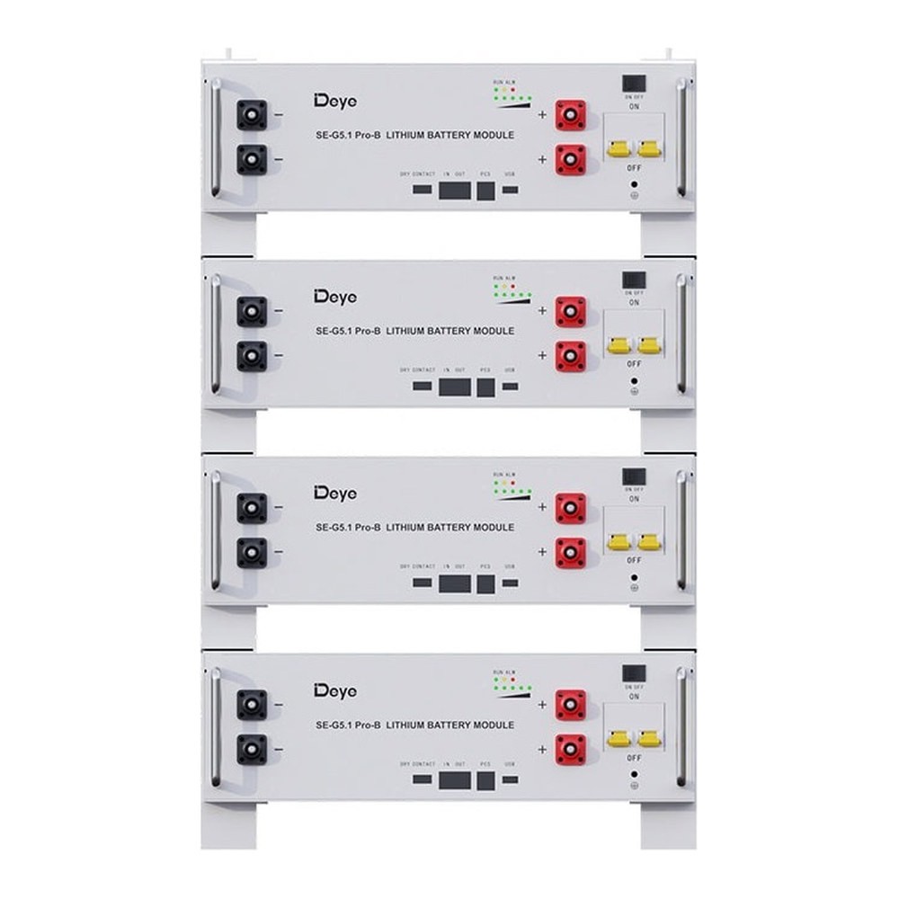Acumulator Deye 5,12 kWh, 51,2 V LiFePO4, pentru rack, SE-G5.1 Pro-B