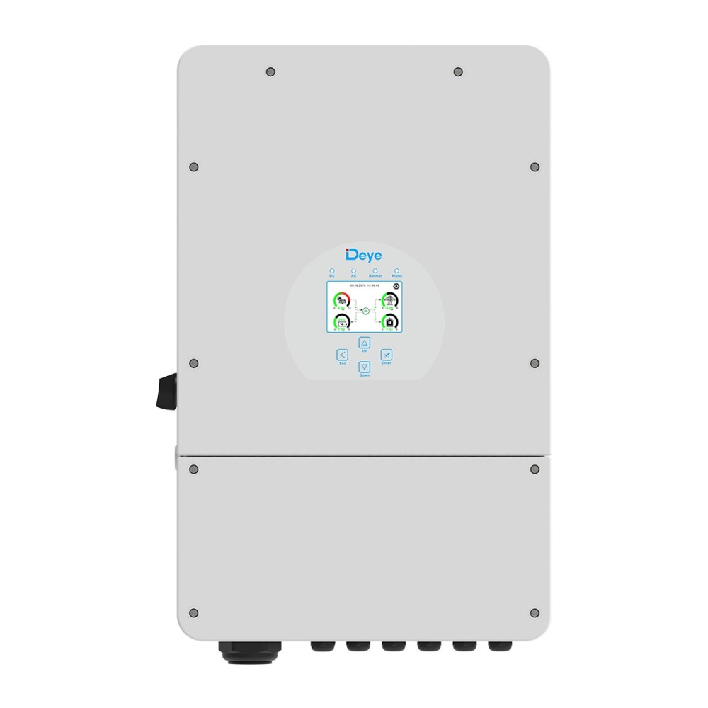 12 kW invertor hibrid Deye, monofazat, 48 V, SUN-12K-SG02LP1-EU-AM3-P