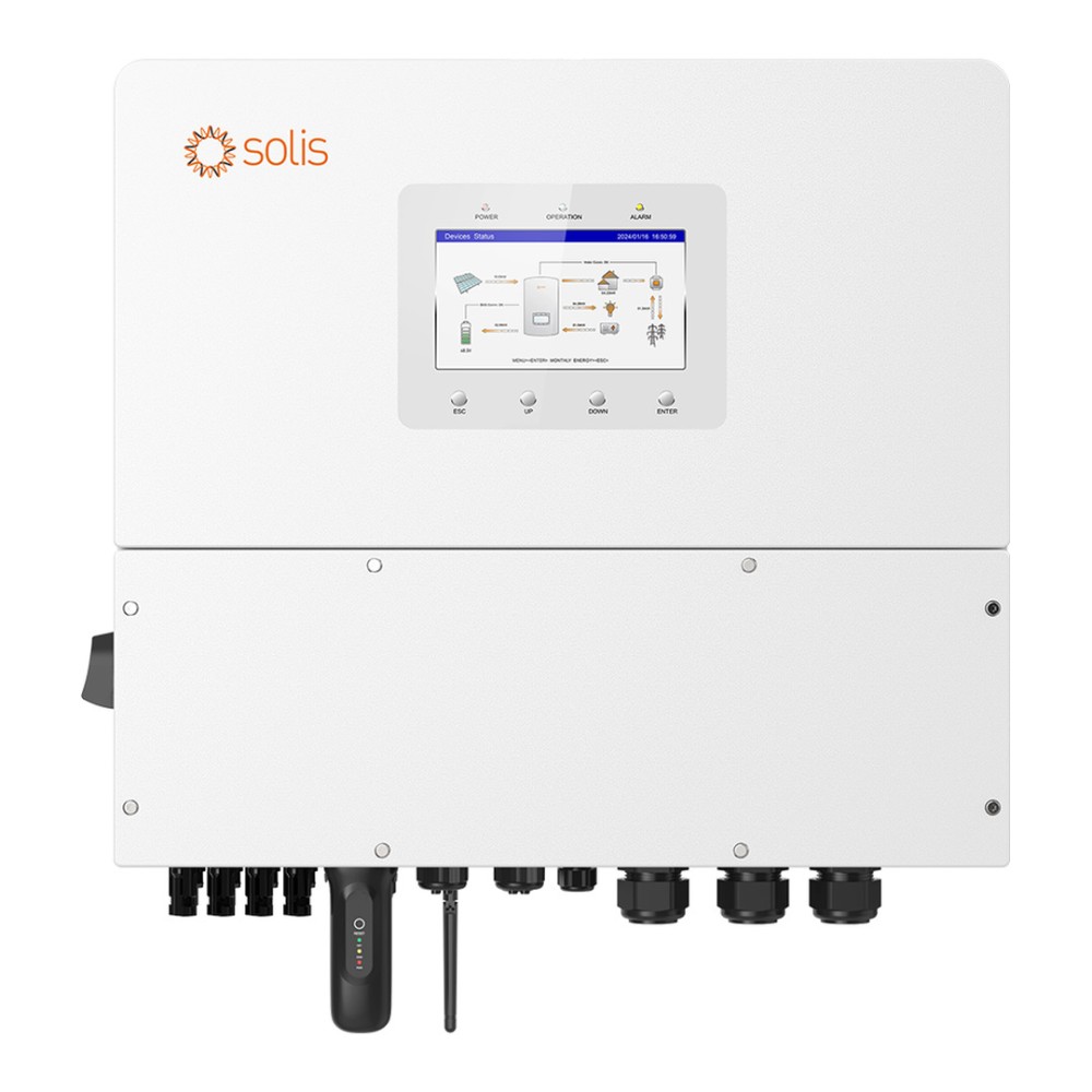 15 kW invertor hibrid Solis, trifazat, HV, S6-EH3P15K-H