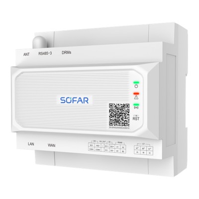 Manager inteligent de energie SOFAR, contor integrat, șină DIN, SEM5000