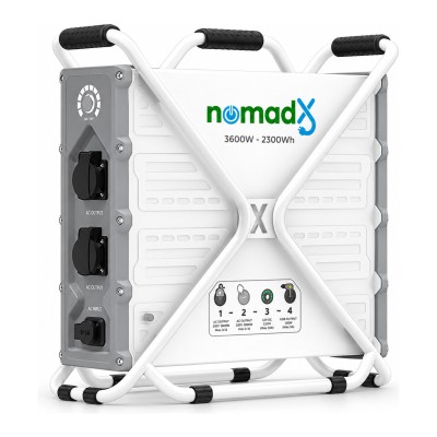 Generator portabil pe baterii KOG nomadX 3600 W, 2,3 kWh