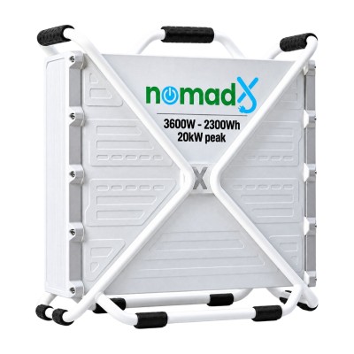 Generator portabil pe baterii KOG nomadX 3600 W, 2,3 kWh